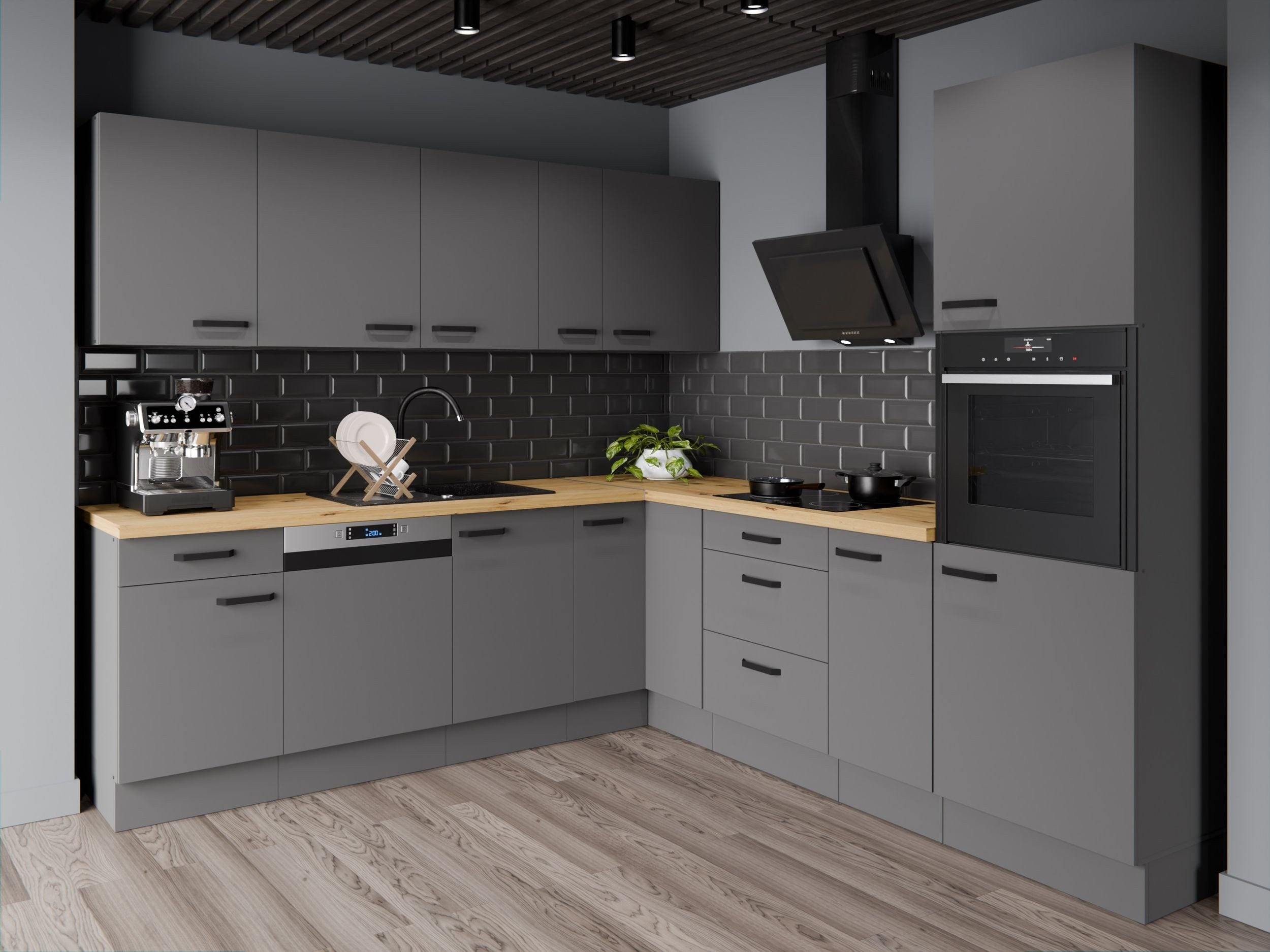 Design Küchenzeile ESSEN Direkt ab Lager