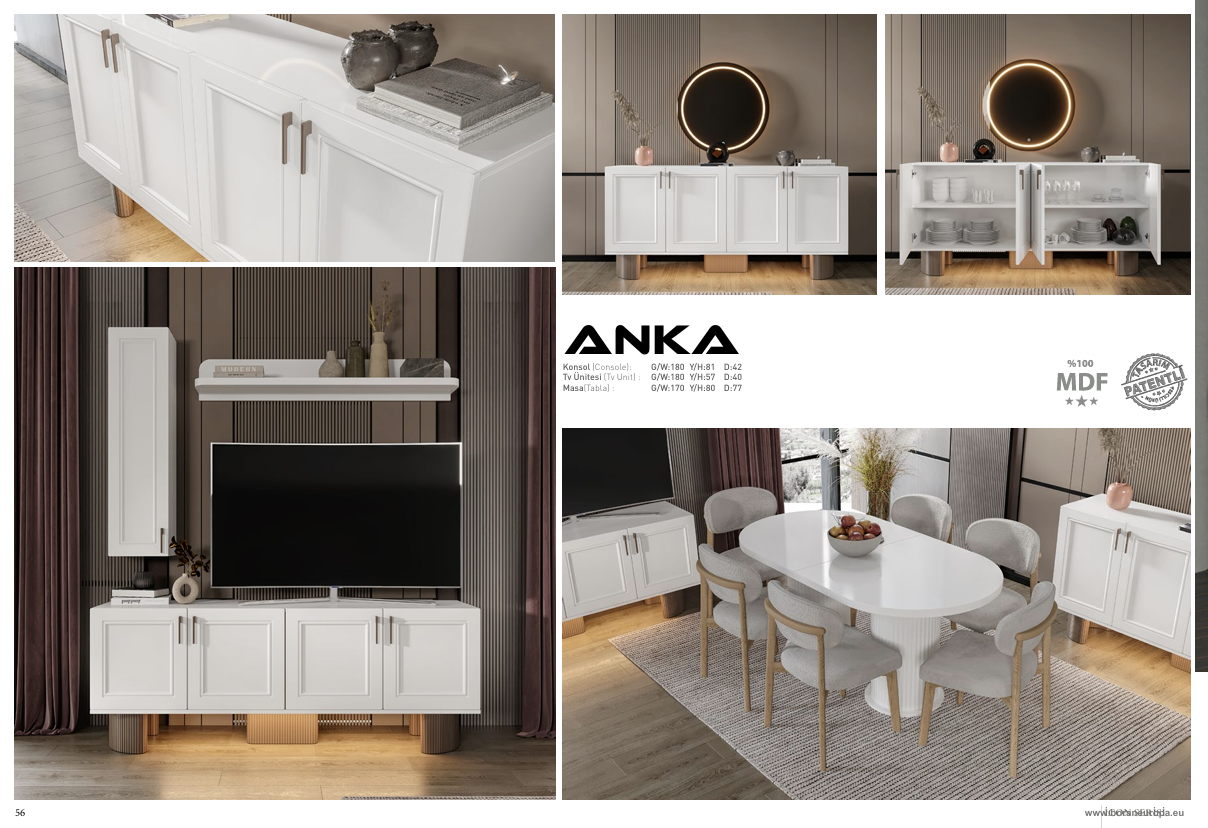 ANKA ICON Esszimmer-Set – Modernes Design & Elegante Details