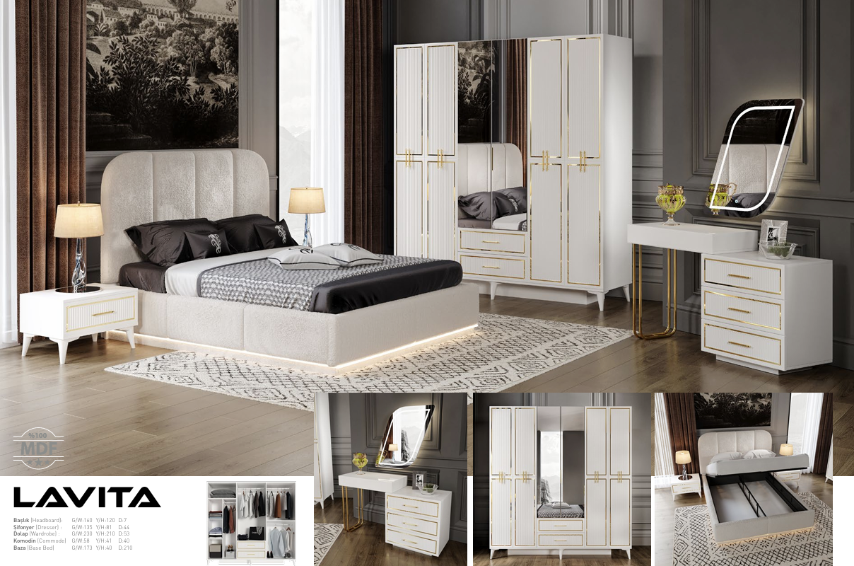 LAVITA ICON Schlafzimmer Set – Modernes Premium Design & Stilvoller Komfort