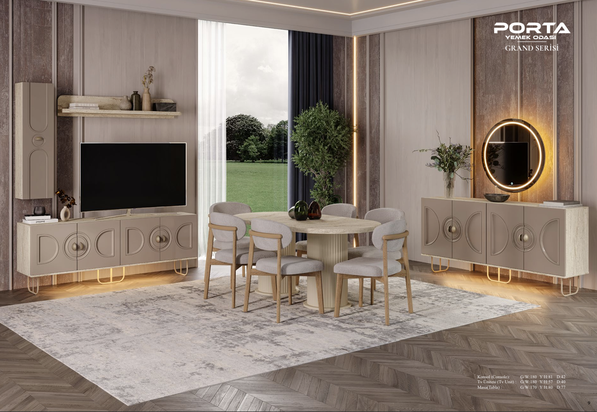PORTA GRAND Esszimmer-Set – Modernes Design & Elegante Details