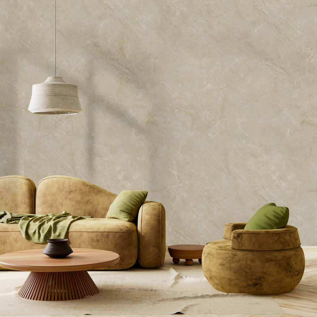 PVC Wandpaneel 120x260 cm Oxy Beige Marmoroptik