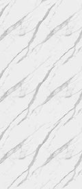 PVC Wandpaneel 122x260 cm Calacatta Weiß Marmoroptik