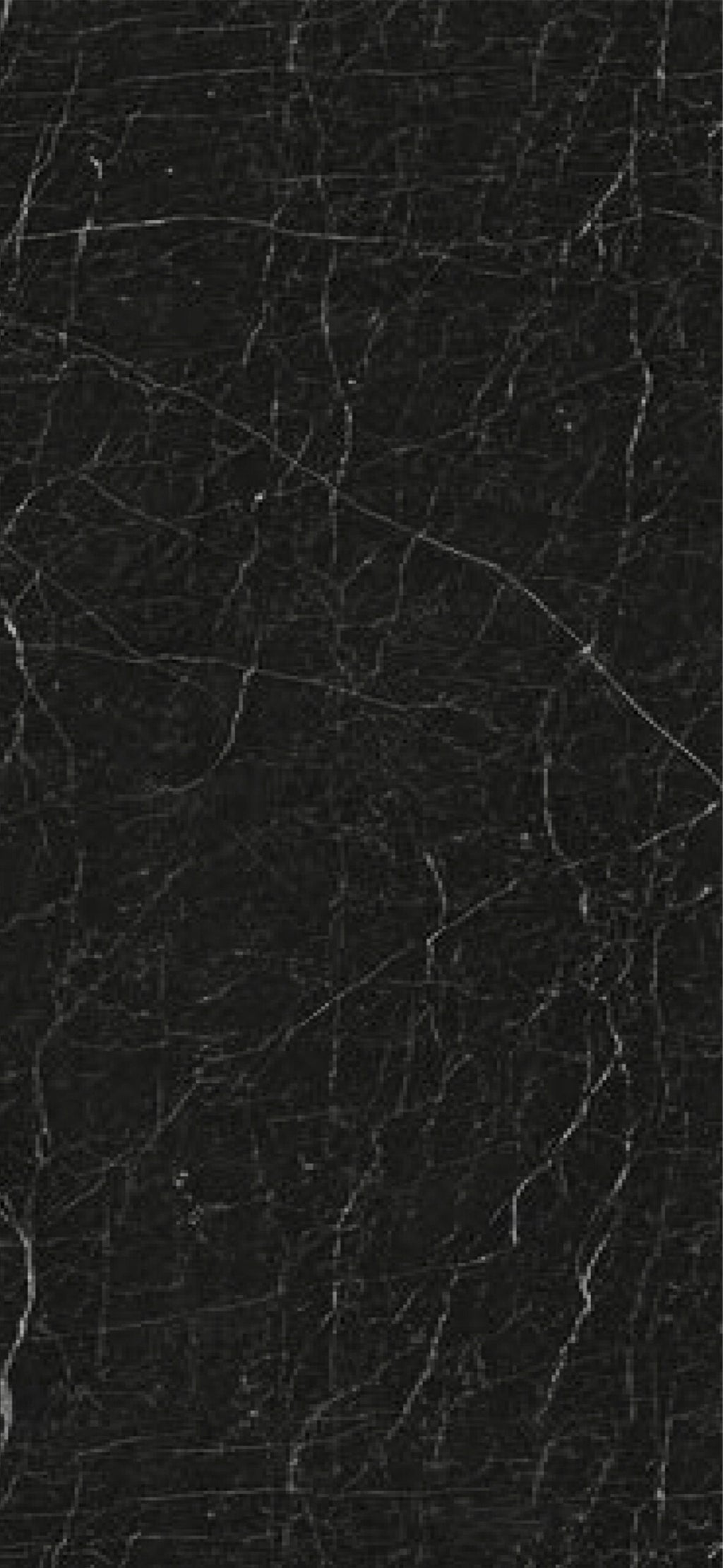 PVC Wandpaneel 120x260 cm Schwarz Weiß Marmoroptik