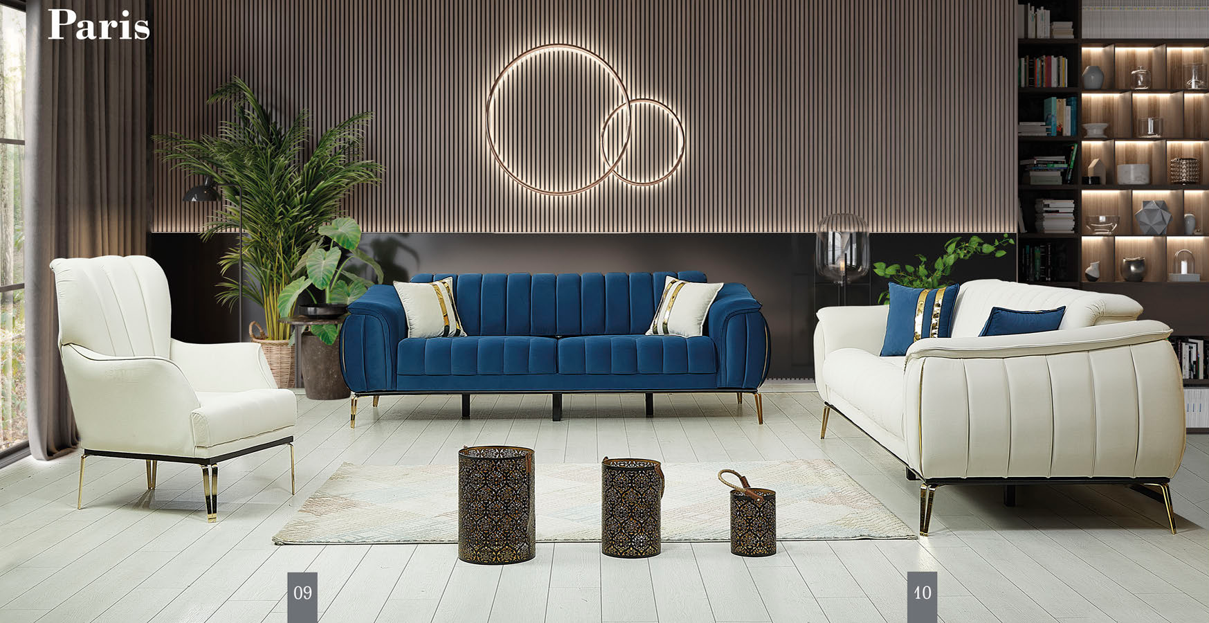 PARIS Wohnzimmerset – Modernes Design & Höchster Komfort