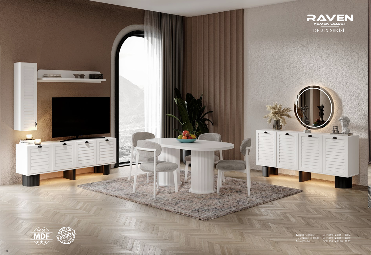 RAVEN DELUXE Esszimmer-Set – Modernes Design & Elegante Details