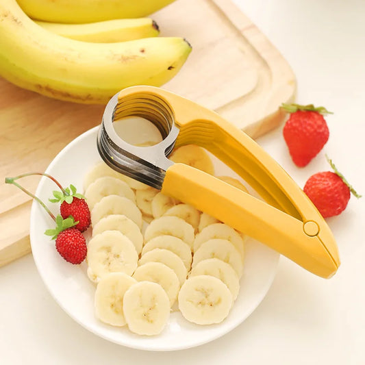 Bananenschneider | Obst-Gemüse-Schneider Edelstahl-Kochwerkzeug