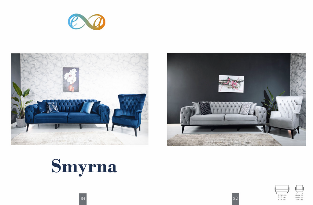 SMYRNA Wohnzimmerset – Modernes Design & Hochwertiger Komfort