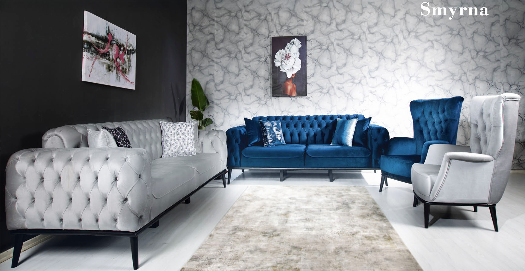SMYRNA Wohnzimmerset – Modernes Design & Hochwertiger Komfort