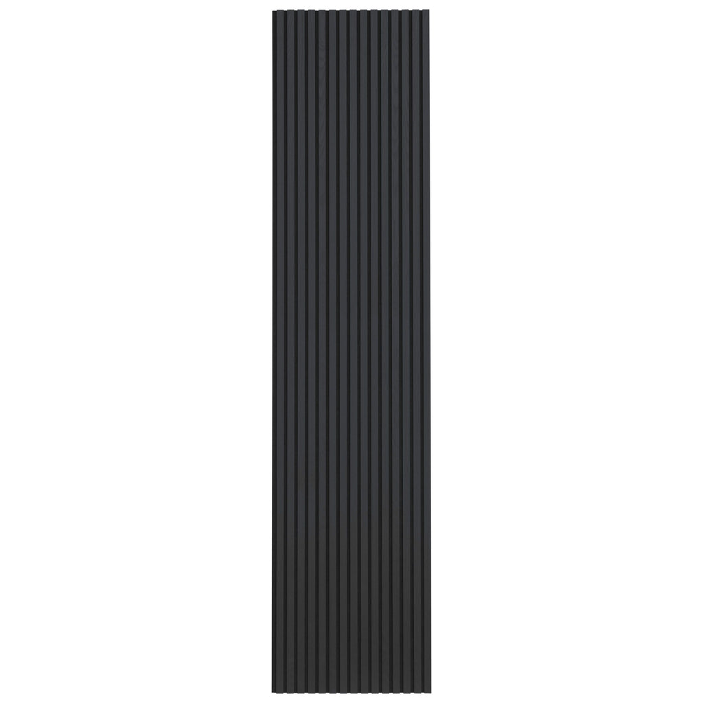 Akustik Wandpaneel 260x60 cm Schwarz Eiche