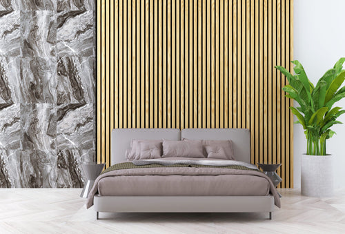 Akustik Wandpaneele 260x60 cm Eiche Naturel