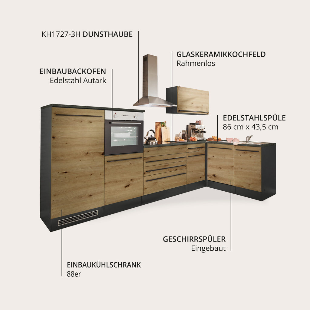 Premium Winkelküche BERLIN Direkt ab Lager