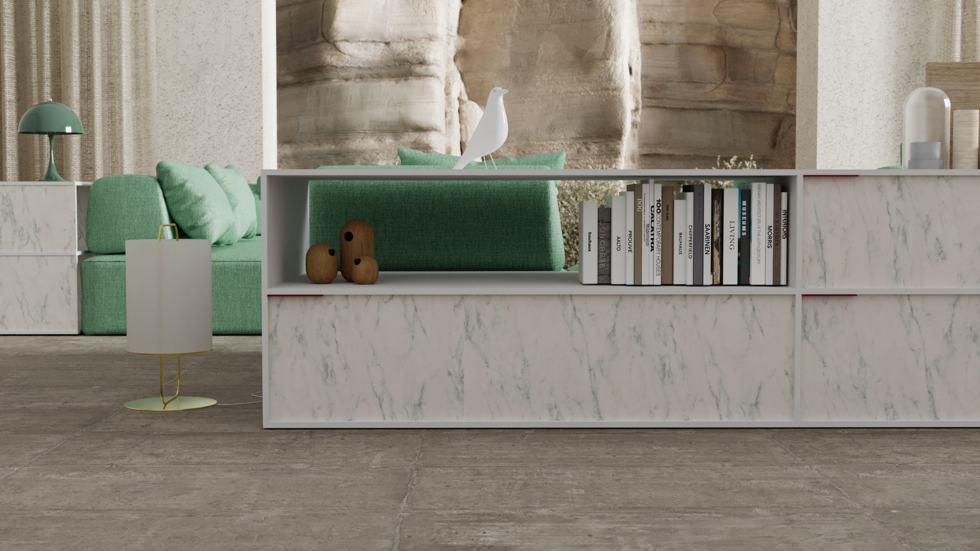 Karakum Laminatboden Set mit Fußleiste und Dämmung